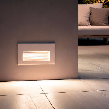 LED-Wandeinbauleuchte Aussen 5W Weiss Goethe Horizon