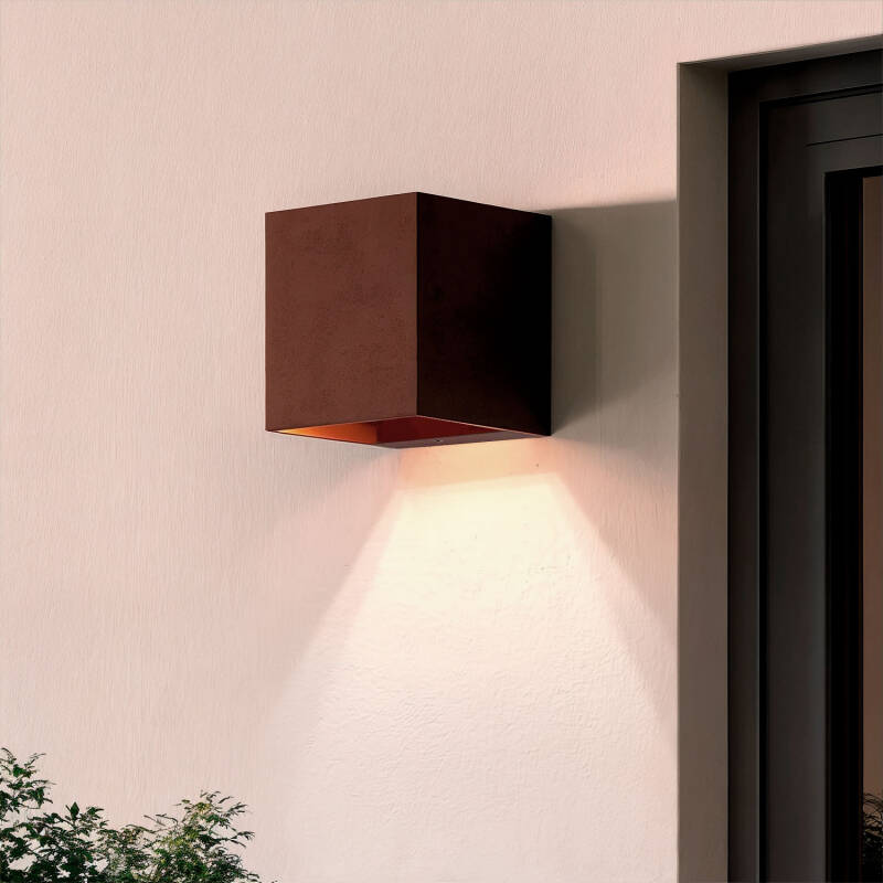 Image of 10W Zephyr Outdoor Aluminium CCT LED Wall Lamp 