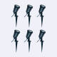 Image of Pack of 6 EasyFit 12V 2W Minden Outdoor LED Spotlights with Spike 