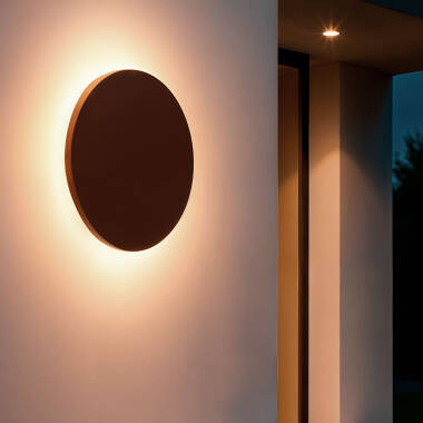 Applique da Parete per Esterno LED 10W Alluminio CCT Selezionabile Blekkom S
