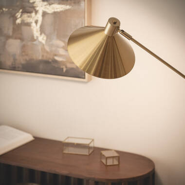 Afbeelding van Staande Lamp Metaal Aleya Gold
