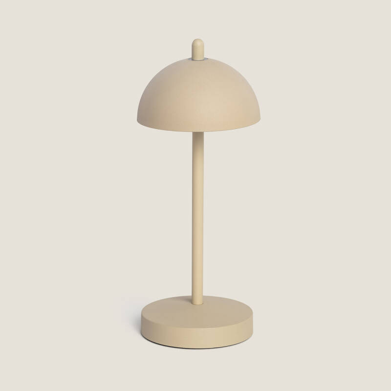 Image of Pirinoa Portable Outdoor Metal LED Table Lamp with Rechargeable Battery 