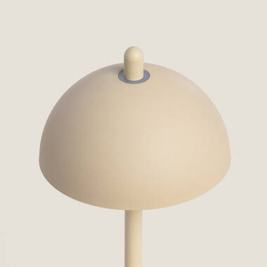 Image of Pirinoa Portable Outdoor Metal LED Table Lamp with Rechargeable Battery 