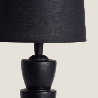 Bild von Tischlampe aus Kunstharz Darian