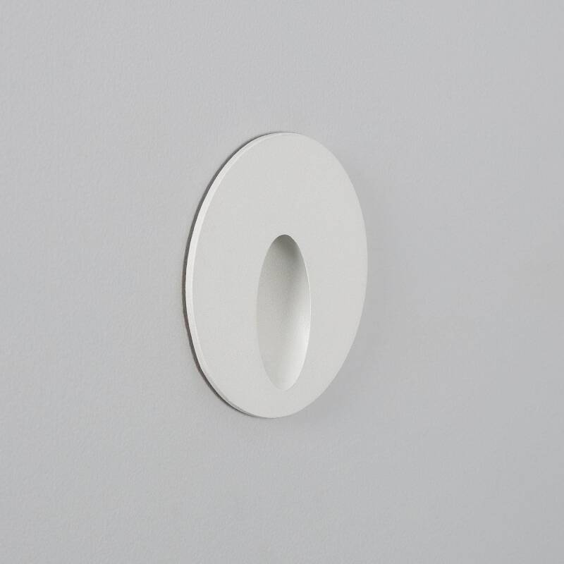 Obrázek Venkovní Zápustné LED Svítidlo 3W Boiler Kruhové v Bílé