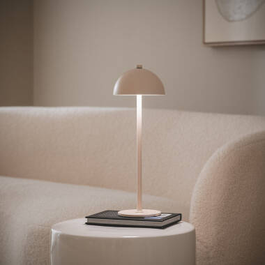 Image de  Lampe à Poser LED Portable Métal avec Batterie Rechargeable USB Kael 