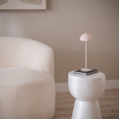 Image de  Lampe à Poser LED Portable Métal avec Batterie Rechargeable USB Kael 