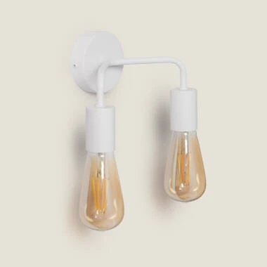 Lampe Murale Métal 2 Spots Jayso