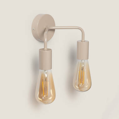 Wandlamp van Metaal Jayso 2 Spots