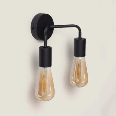 Lampe Murale Métal 2 Spots Jayso