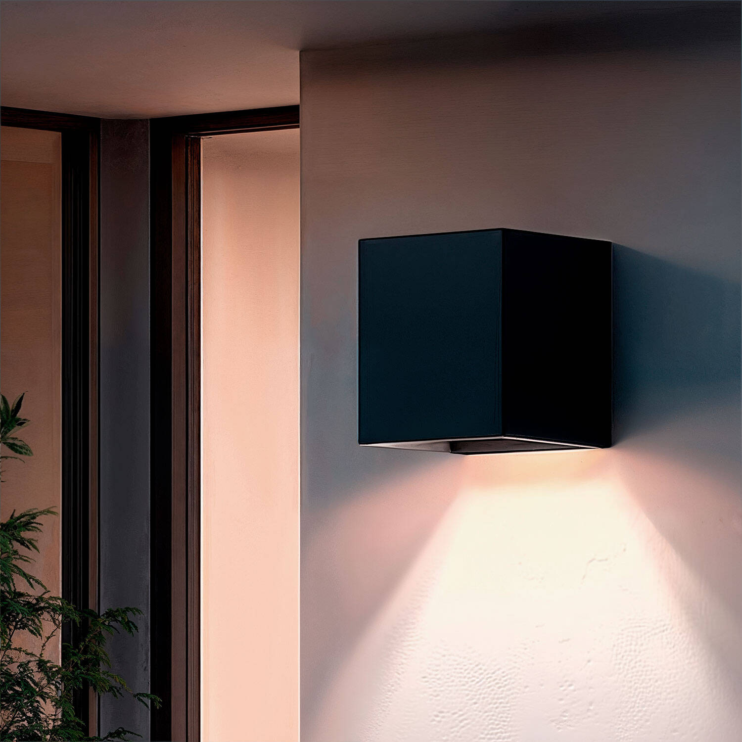 Kinkiet Ścienny LED Zewnętrzny 10W z Aluminium Regulacja CCT Zephyr - widok prezentacyjny