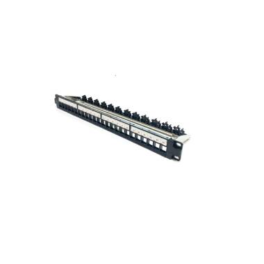 Leeres Slim-Panel mit 24 Ports UTP-FTP 1U OPENETICS 05614