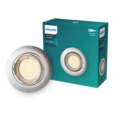 Downlightring Rund PHILIPS Peridot für LED Glühbirne GU10 Ø 75 mm