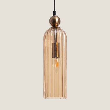 Pendelleuchte Metall und Glas Cheryl