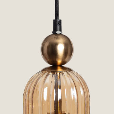 Afbeelding van Hanglamp Metaal en Glas Cheryl