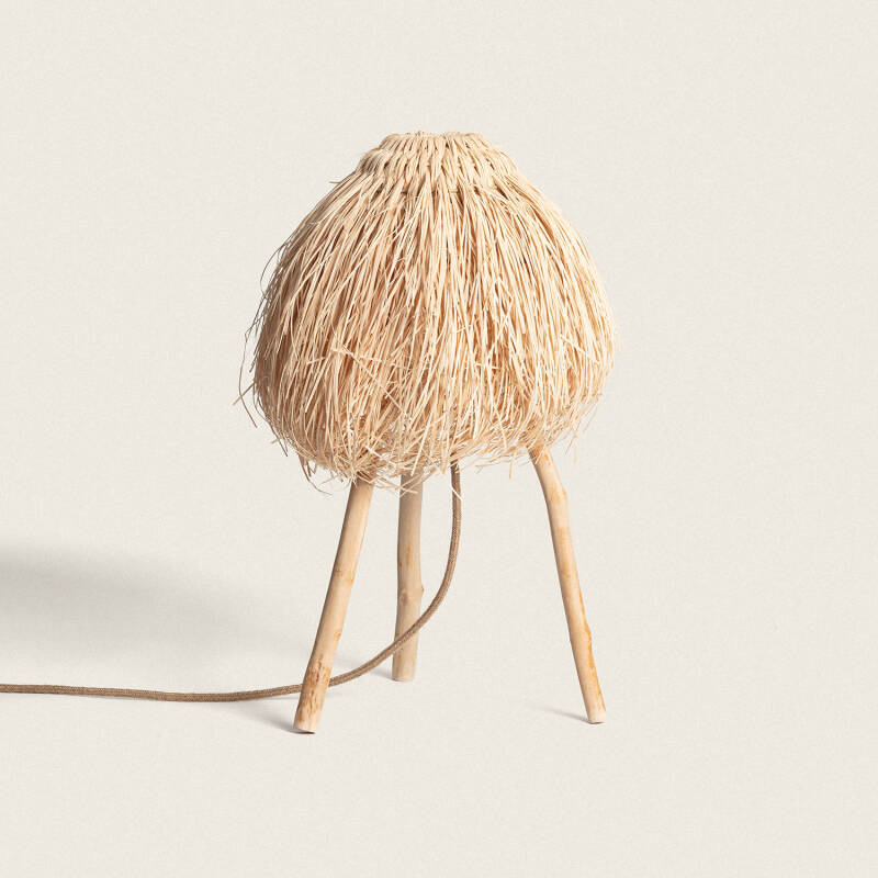 Image of Lasje Rattan Table Lamp 