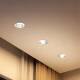 Image de Collerette Downlight Ronde PHILIPS Peridot pour Ampoule LED GU10 Ø 75 mm