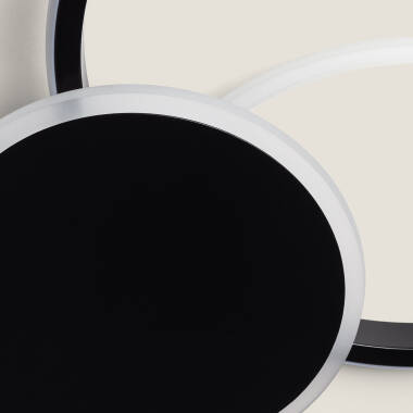Bild von LED-Deckenleuchte aus Metall 27W Mini Eklips Berno