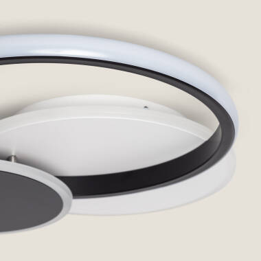 Bild von LED-Deckenleuchte aus Metall 27W Mini Eklips Berno