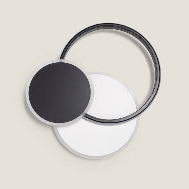 Bild von LED-Deckenleuchte aus Metall 27W Mini Eklips Berno