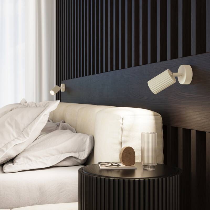 Bild von Wandleuchte Karbon mit Schalter SOLLUX