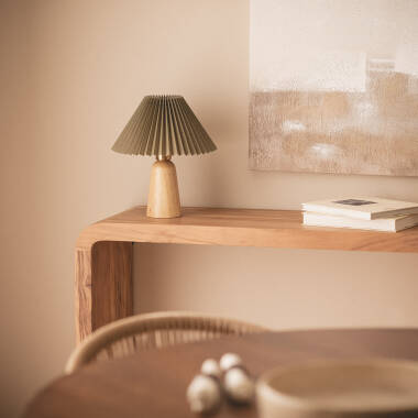 Image of Willow Wood Table Lamp 