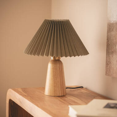 Image of Willow Wood Table Lamp 