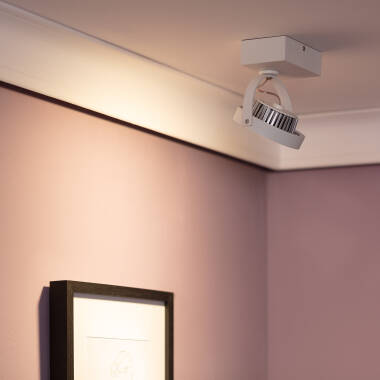 Bild von LED-Strahler 15W CREE Oberfläche Schwenkbar AR111 Dimmbar Weiss
