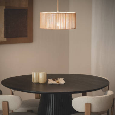 Pendelleuchte aus Naturseil Cesca