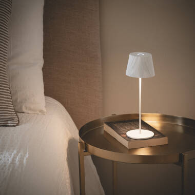 Afbeelding van Tafellamp LED 1,2 W Draagbaar Outdoor Aluminium met Oplaadbare Accu 