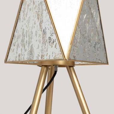 Image of Mattina Metal & Glass Table Lamp ILUZZIA 