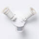Afbeelding van PIR Bewegingssensor Schemer 180° Opbouw Outdoor IP44 voor Twee E27 LED Lampen