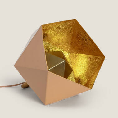 Elia Metal Table Lamp in Gold