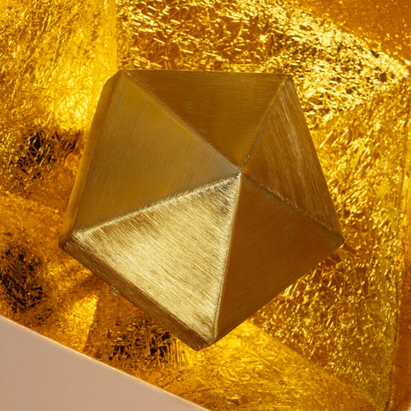 Image of Elia Metal Table Lamp in Gold 