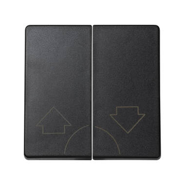 Touche Double pour Appareillage Volets Roulants SIMON 73 LOFT73028