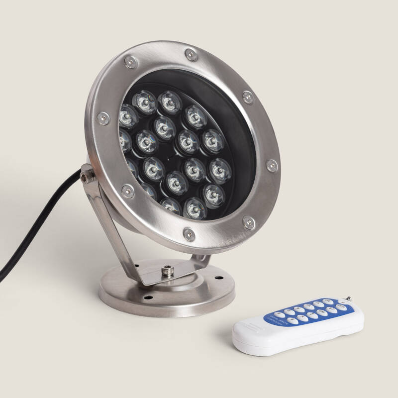 Bild von LED-Strahler Tauchfähig RGB 18W Oberfläche 12V DC