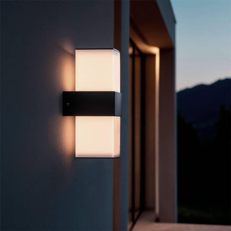 Bild von LED-Wandleuchte Aussen 12W Aluminium Oberfläche Berdy Duo