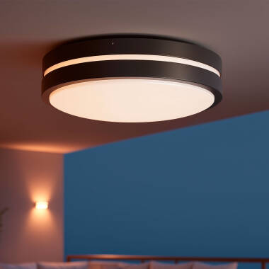 Plafondlamp Rond Outdoor Aluminium Ø285 mm Kadam