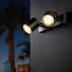 Image de Applique Murale Extérieure Orientable Aluminium 2 Spots Midway