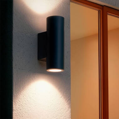 LED Wandleuchte Außen 12W Aluminium doppelseitige Beleuchtung CCT wählbar Satna