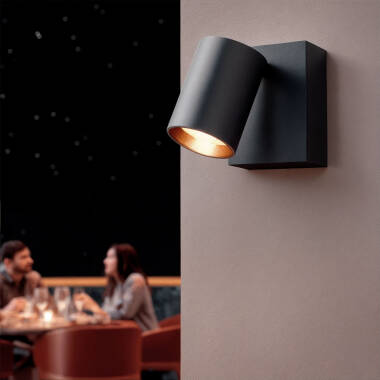 Bild von LED Wandleuchte Außen 10W Aluminium CCT wählbar Kuriya