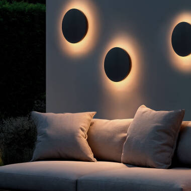 Image de Applique Murale LED 18 W Extérieure Aluminium Sélectionnable CCT Sélectionnable Blekkom M