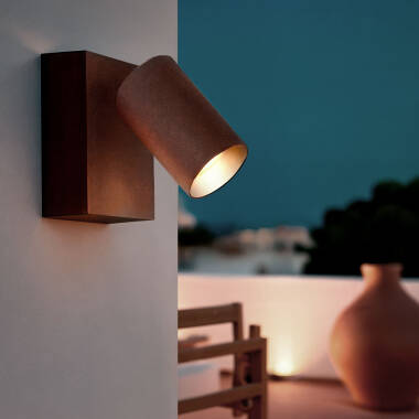 LED Wandleuchte Außen 10W Aluminium CCT wählbar Kuriya