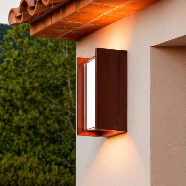 Obrázek Venkovní Nástěnné LED Svítidlo z Hliníku 12W CCT Volitelné Dvojitý Difuzor Lysandra