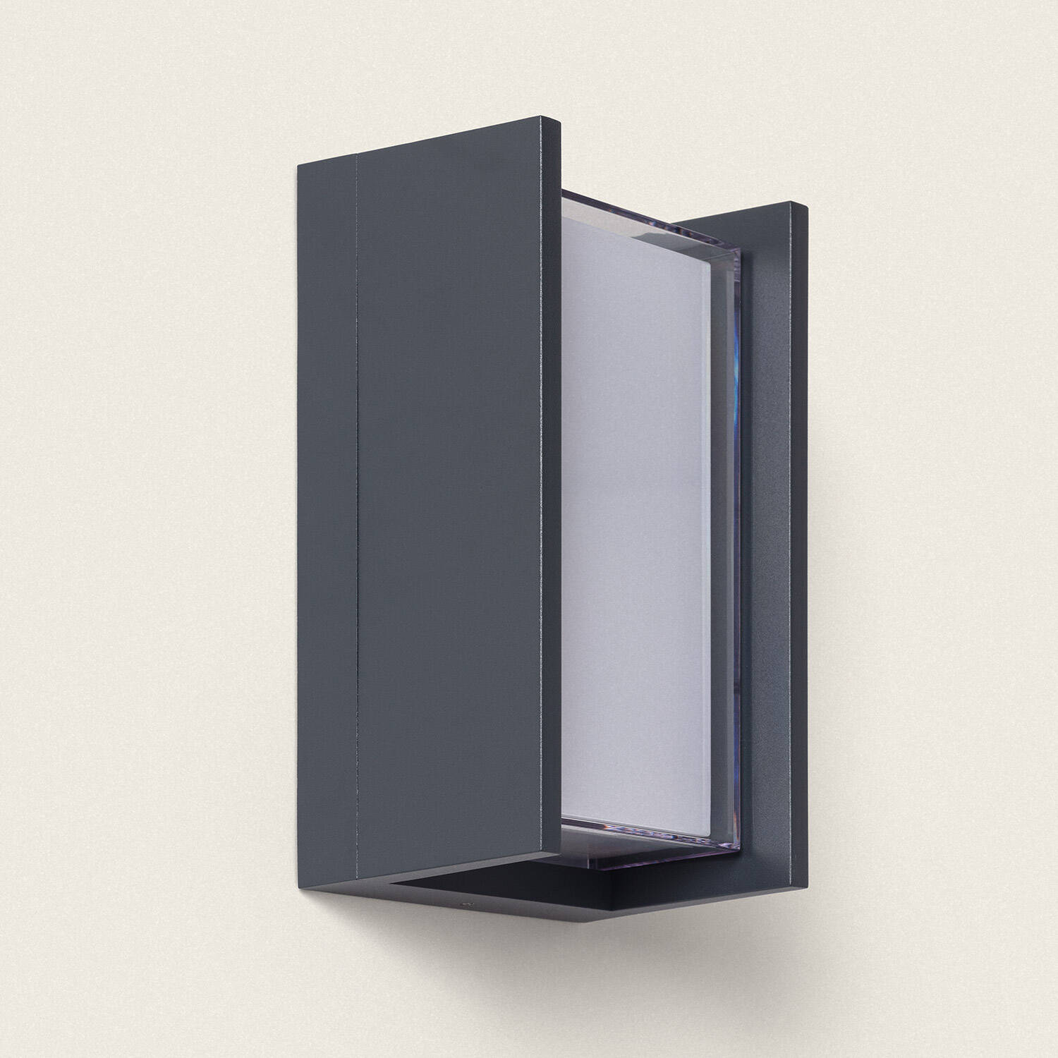 Kinkiet Ścienny LED Zewnętrzny 12W z Aluminium Regulacja CCT Podwójny Dyfuzor Lysandra - widok 2