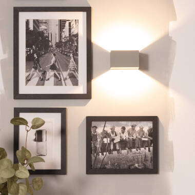 Afbeelding van Wandlamp Lico Lichtgrijs LED 6W Dubbelzijdige verlichting