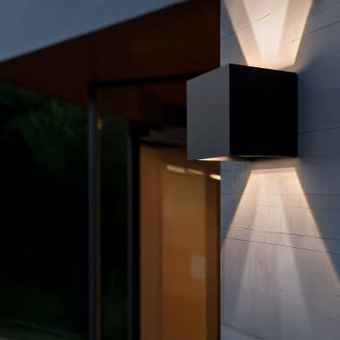 LED Außenwandleuchte 6W Aluminium Doppelbeleuchtung Eros