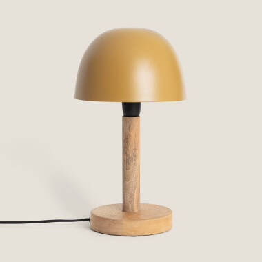 Mallavi Metal & Wood Table Lamp
