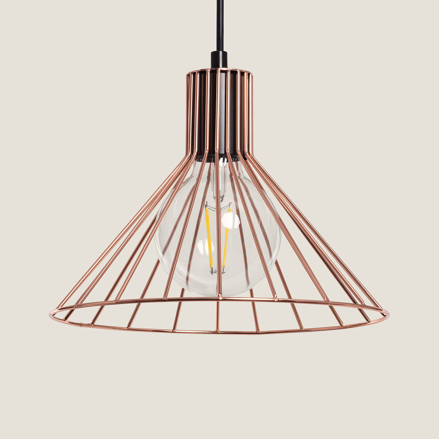 Lampa Wisząca Metalowa Sakur - widok 2
