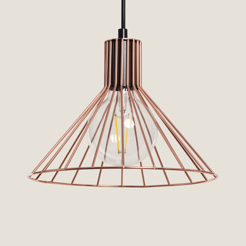 Immagine di Lampada a Sospensione in Metallo Sakur